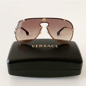 Versace Shield Unisex Sunglasses, New